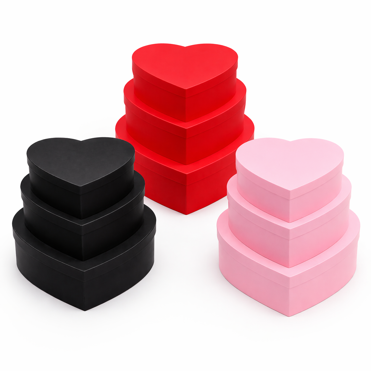 SETS DE 3 CORAZÓN PREMIUM - CNPR2