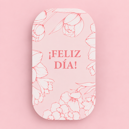 Tarjetón Floral 17x10cm Rosa (cont. 10 und.) - 639692