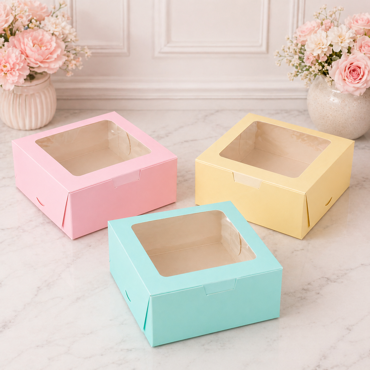 CAJA 12X12X6.5CM CON VISOR