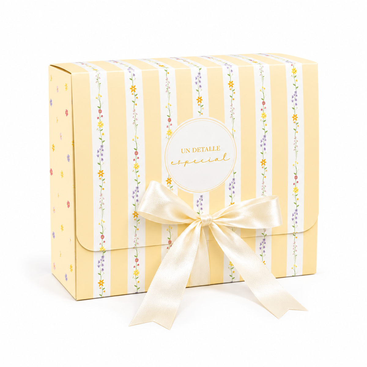 CAJA LAZO BEIGE 27x24x8.5cm - 643471