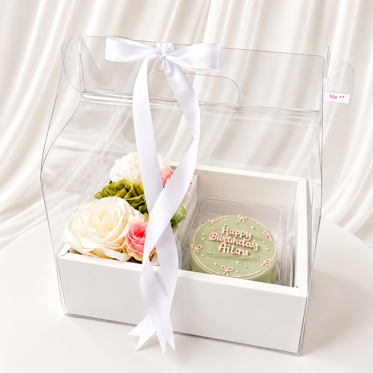 Caja 26.5x18x30cm Blanco - TRI1