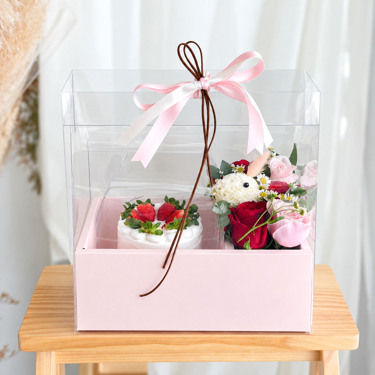 Caja 26.5x18x30cm Rosa - TRI1