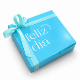 Caja 22x22x7cm - Feliz día Celeste