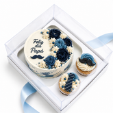 Caja 23x18x7cm Mini torta + 2 cupcakes