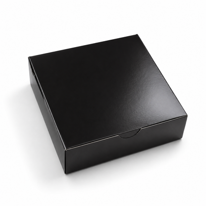 CAJA 22X22X7CM NEGRO SIN VISOR