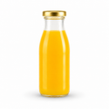 BOTELLA DE VIDRIO TAPA DORADA 250ML. - 642695