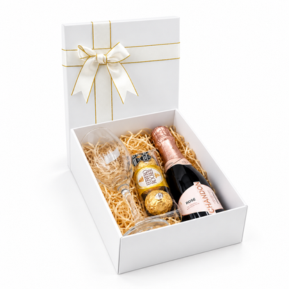 Caja Premium 22.5x16x8.5cm TS Desplegable Blanco