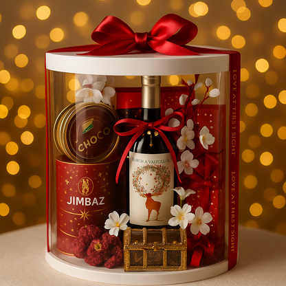 REDONDA 26x26x32cm TRANSPARENTE - COD 642305