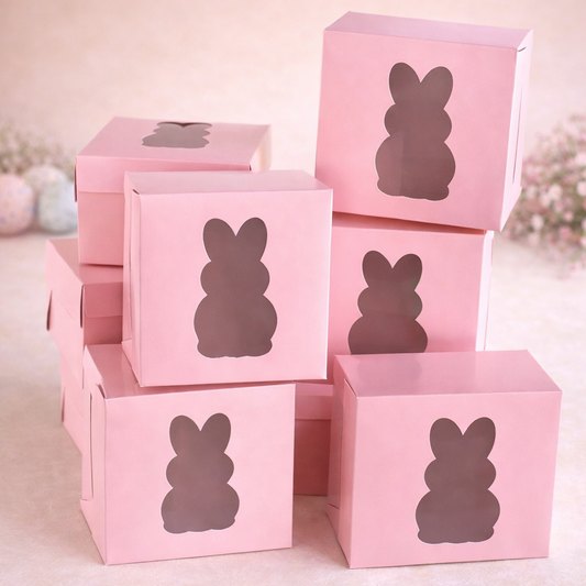 CUP4-P1 - Caja p/ Huevo de pascua Rosa 100/250gr