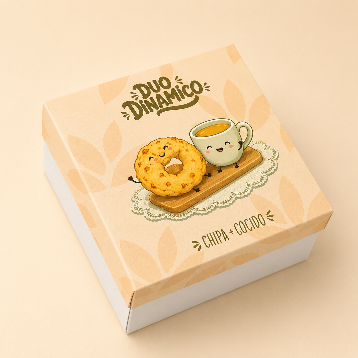 Caja Amistad ´´Duo Dinamico´´ - 15x15x8.5cm