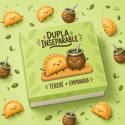 Caja Amistad ´´Dupla inseparable” - 15x15x5cm