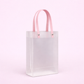 Bolsa PVC Esmerilado con Manija Plana 15x8x21CM PK