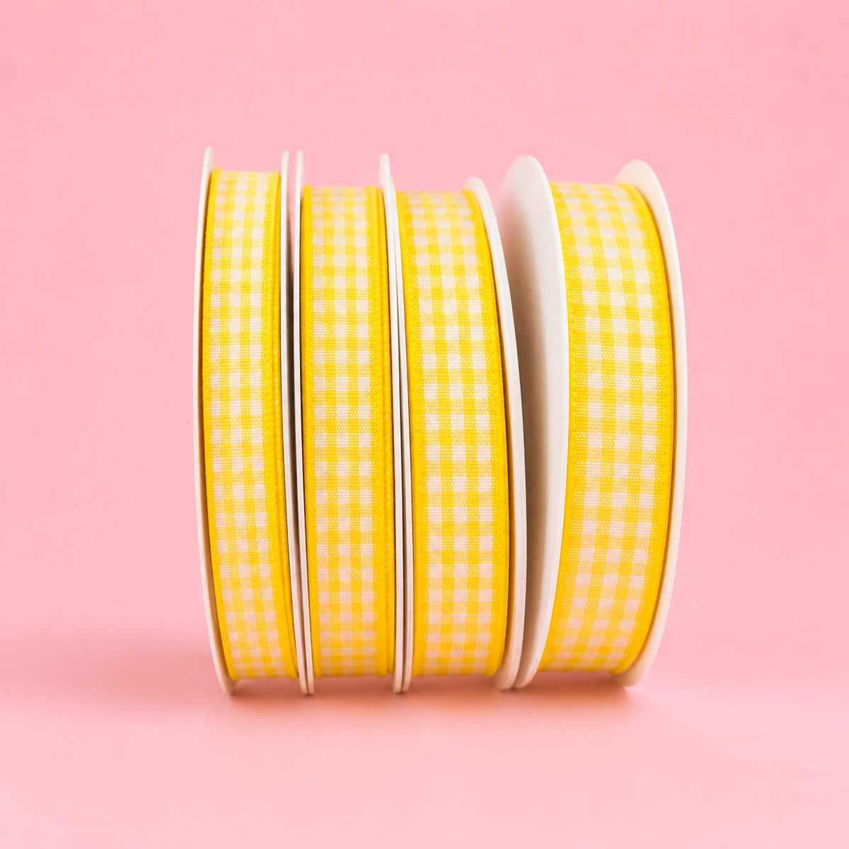CINTA 1 CM X 45 METROS CUADROS AMARILLO - 642594