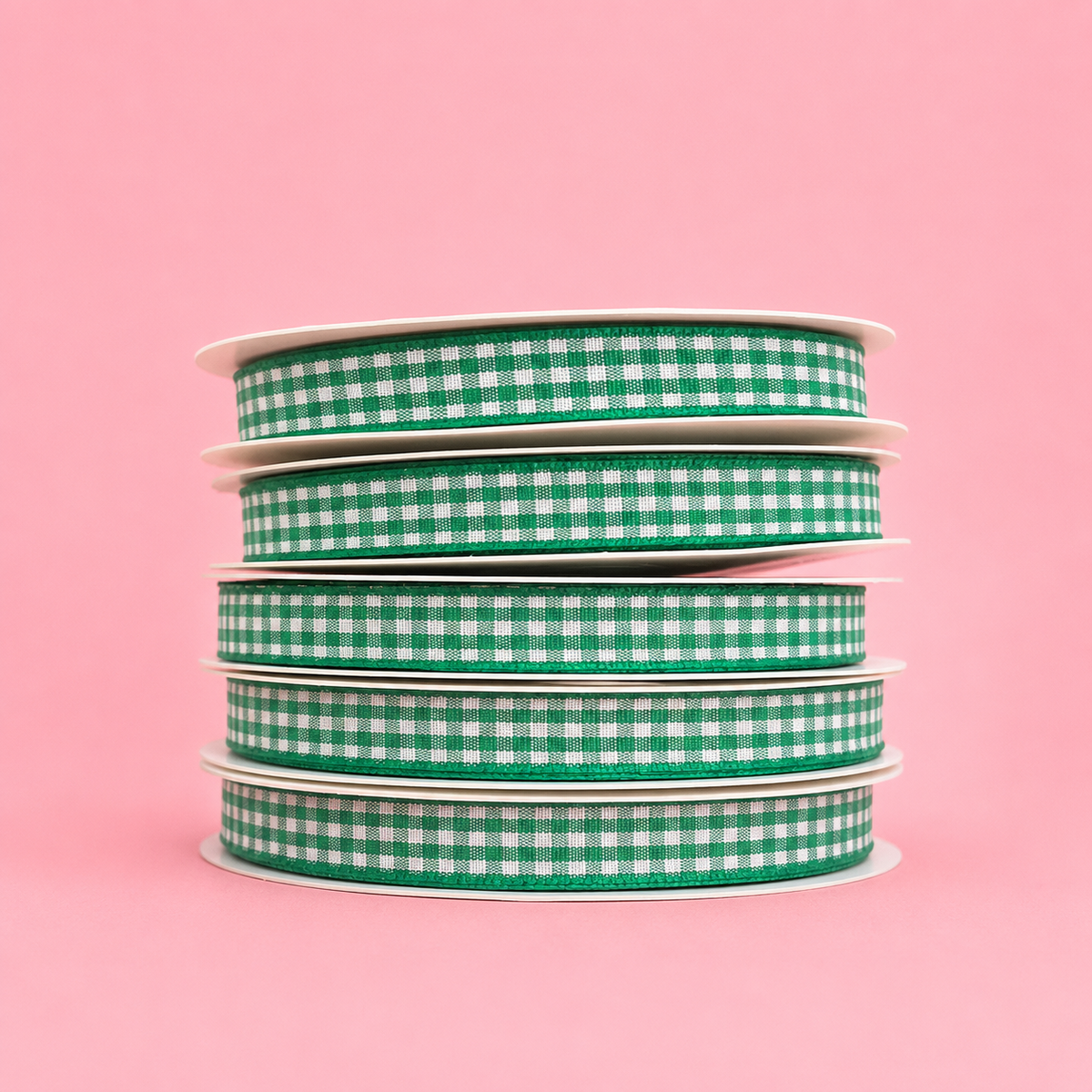 CINTA 1 CM X 45 METROS CUADROS VERDE OSCURO - 642595