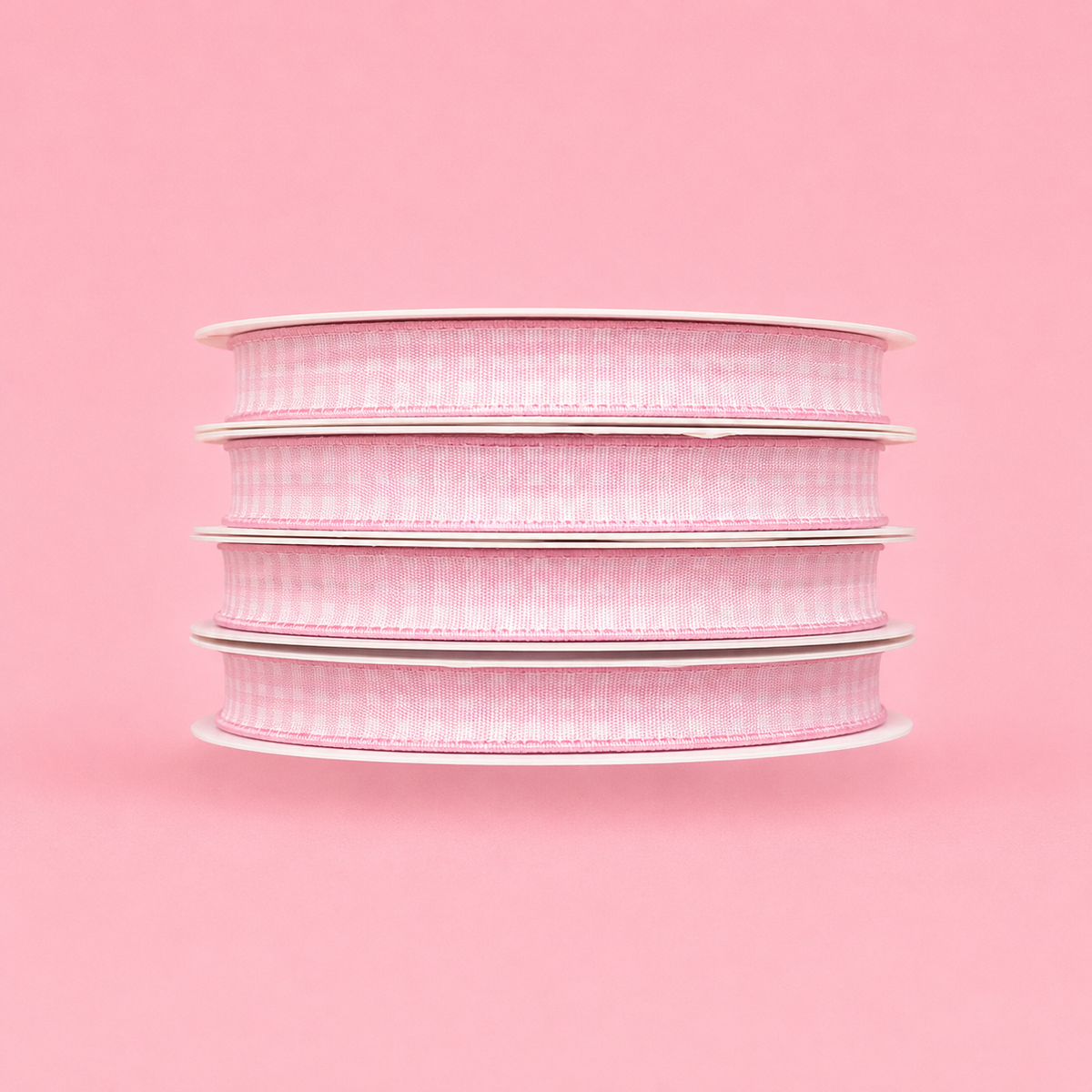 CINTA 1CM X 45 METROS CUADROS ROSA - 642596