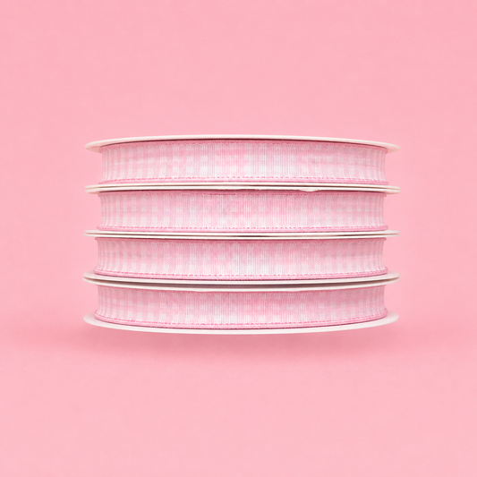 CINTA 1CM X 45 METROS CUADROS ROSA