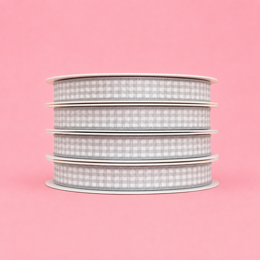 CINTA 1CM X 45 METROS CUADROS GRIS