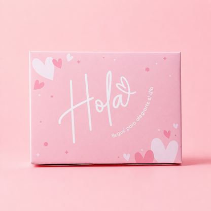 Caja 23x17x7cm - ¡Hola! - Coral