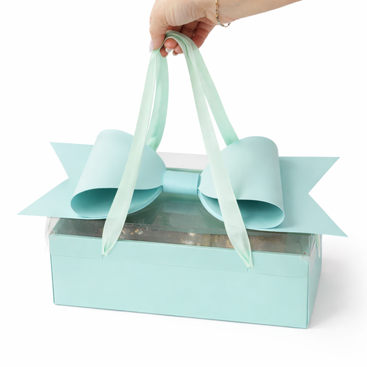CAJA MOÑO TIFFANY 35X21X16.5CM -TRI3.10