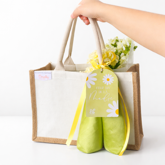 Jute Tote Bag DUO – Bolsa de Yute 26x15x27cm