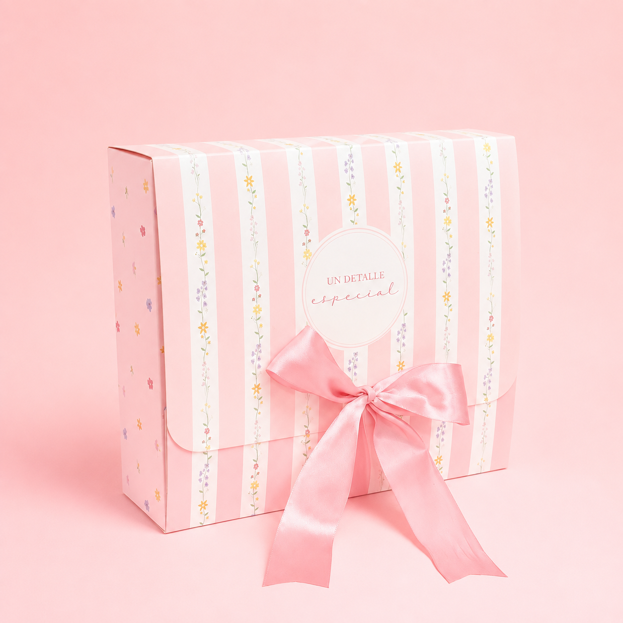 CAJA LAZO ROSA 27x24x8.5cm