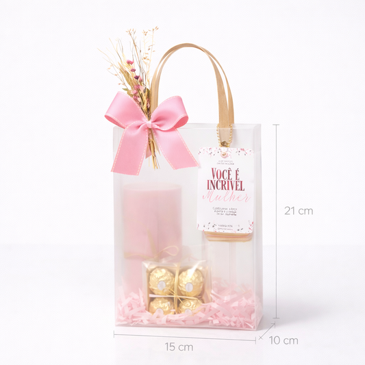 Bolsa Kraft PP Bag 15x10x21cm