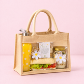 Bolsa de Yute C/ VISOR 25.5x14.5x20cm