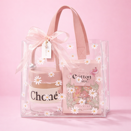 Bolsa PVC Margarita Rosa 25x14x23cm - COD 642374