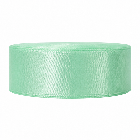 CINTA RASO 2.5CM X 20 METROS VERDE AGUA - 643275