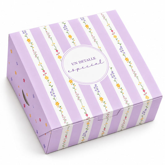 CAJA 20x20x7cm LILA - 643305