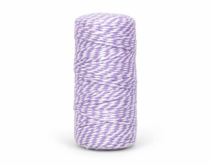 HILO DE ALGODÓN LILA 2MM x 100 METROS