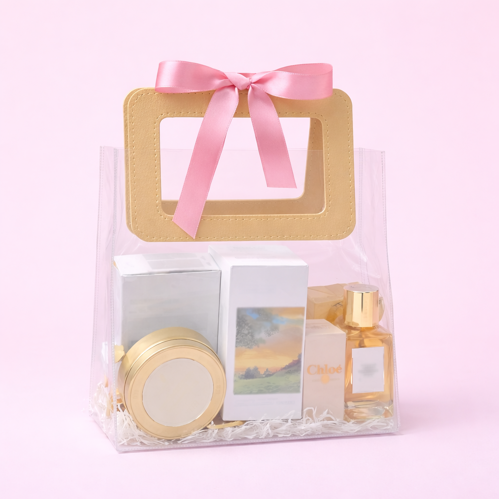 Bolsa PVC con Cuerina Cuadrada 18x10x20cm CH