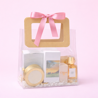 Bolsa PVC con Cuerina Cuadrada 18x10x20cm CH