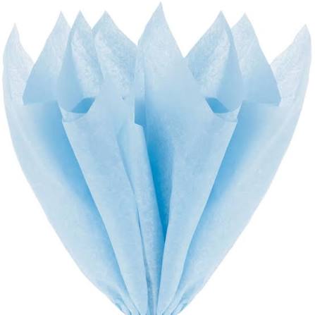 Papel Seda Verde Celeste 70x50cm (contiene x 20 und.) - MF6102