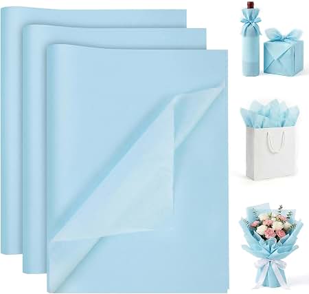 Papel Seda Verde Celeste 70x50cm (contiene x 20 und.) - MF6102