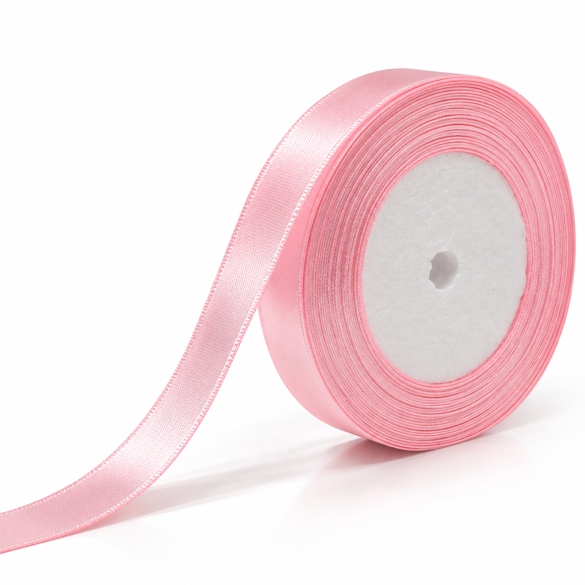 CINTA RASO 1CM X 20 METROS - ROSA BEBE 643724