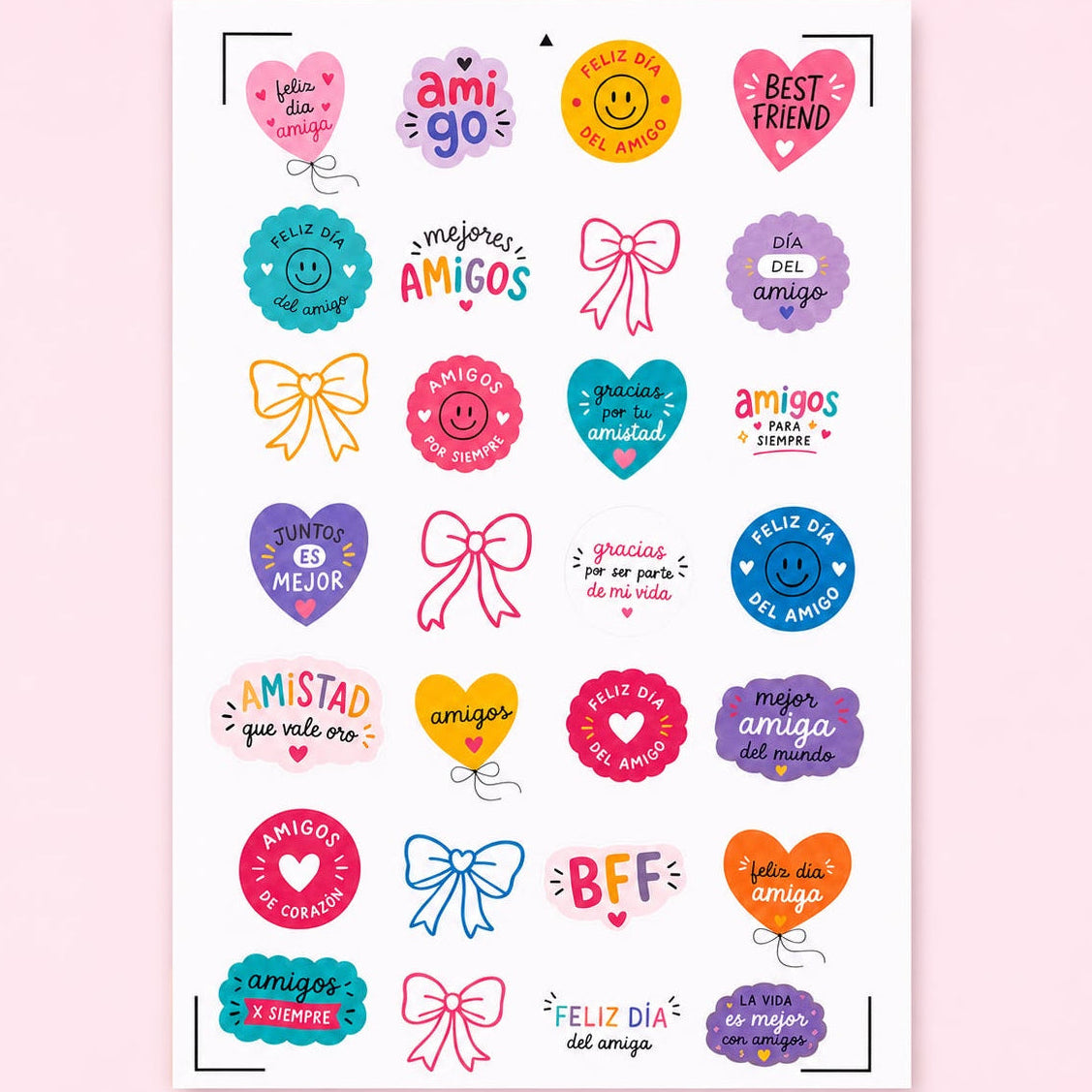Sticker Amistad - 28 UND