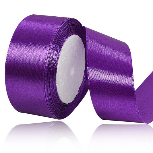 Cinta raso 38mm x 20 metros - Lila oscuro PU69