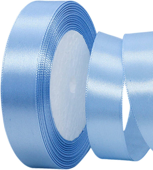 Cinta raso 15mm x 20 metros - Celeste LB70