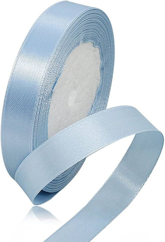 Cinta raso 15mm x 20 metros - Celeste bebé LB172