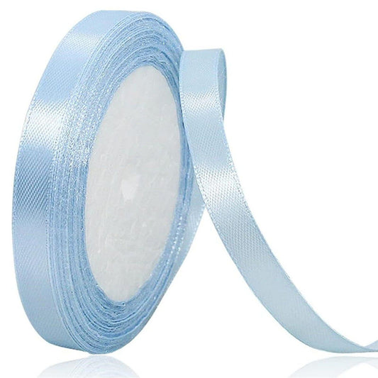 Cinta raso 10mm x 20 metros - Celeste bebé LB172