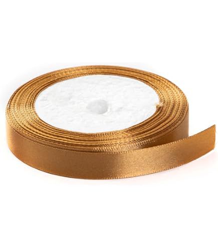Cinta raso 10mm x 20 metros - Dorado BR161