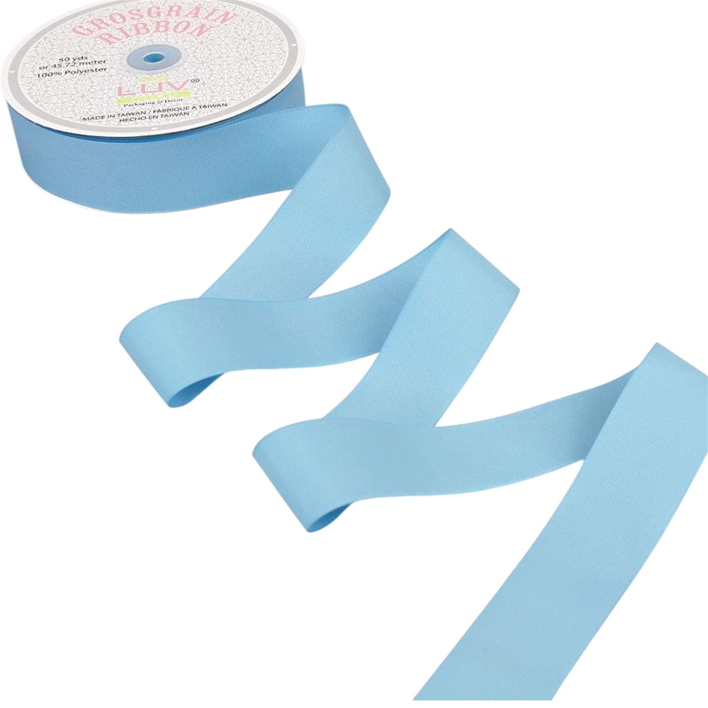 CINTA GROSS 2.5CM X 20 METROS - Celeste COD-8079