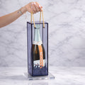 CAJA PARA VINO ACETATO  32X9X9CM - NEGRO ACE-05