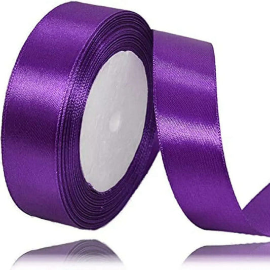 CINTA RASO 2.5CMX20METROS-LILA OSCURO COD-021