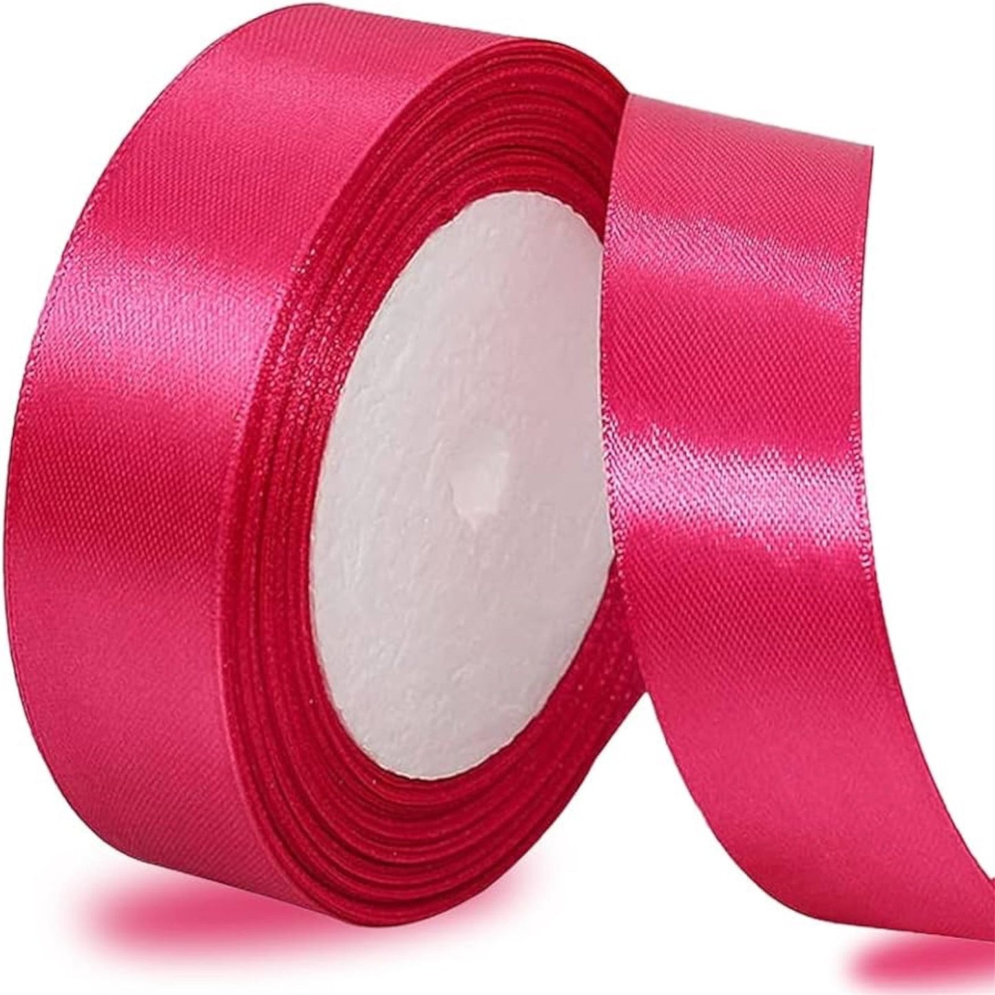 CINTA RASO 2.5CM X 20 METROS FUSCIA OSCURO -COD024