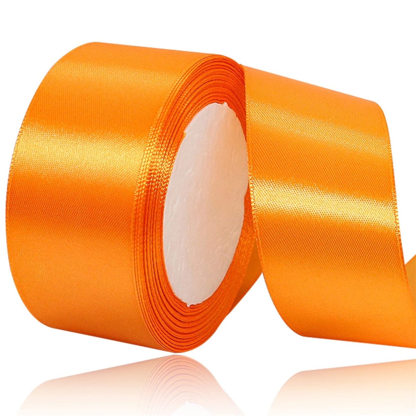 CINTA RASO 4CM X 20 METROS NARANJA - 643388