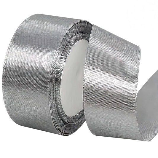 CINTA RASO 4CMX20METROS GRIS-COD-59