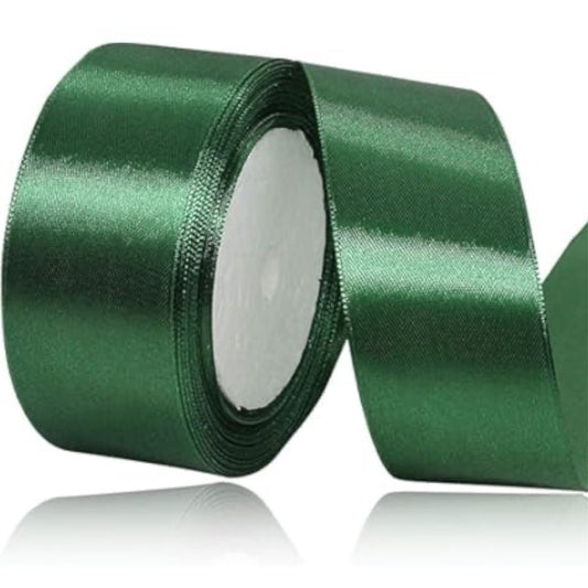 CINTA RASO 4CMX20METROS VERDE MUSGO -COD-49