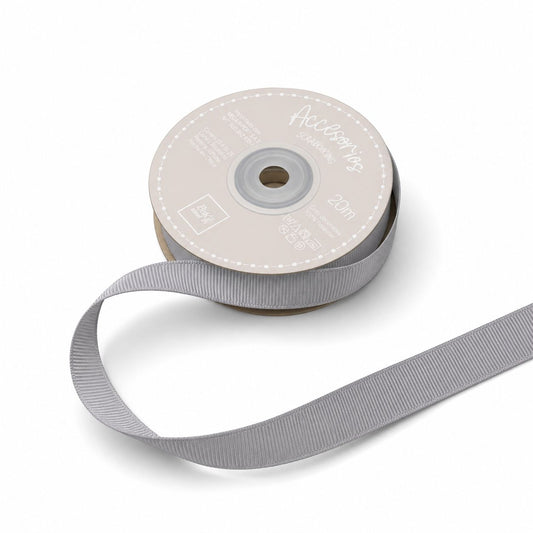 CINTA GROSS 1.5CM X 20 METROS - GRIS cod- 8187